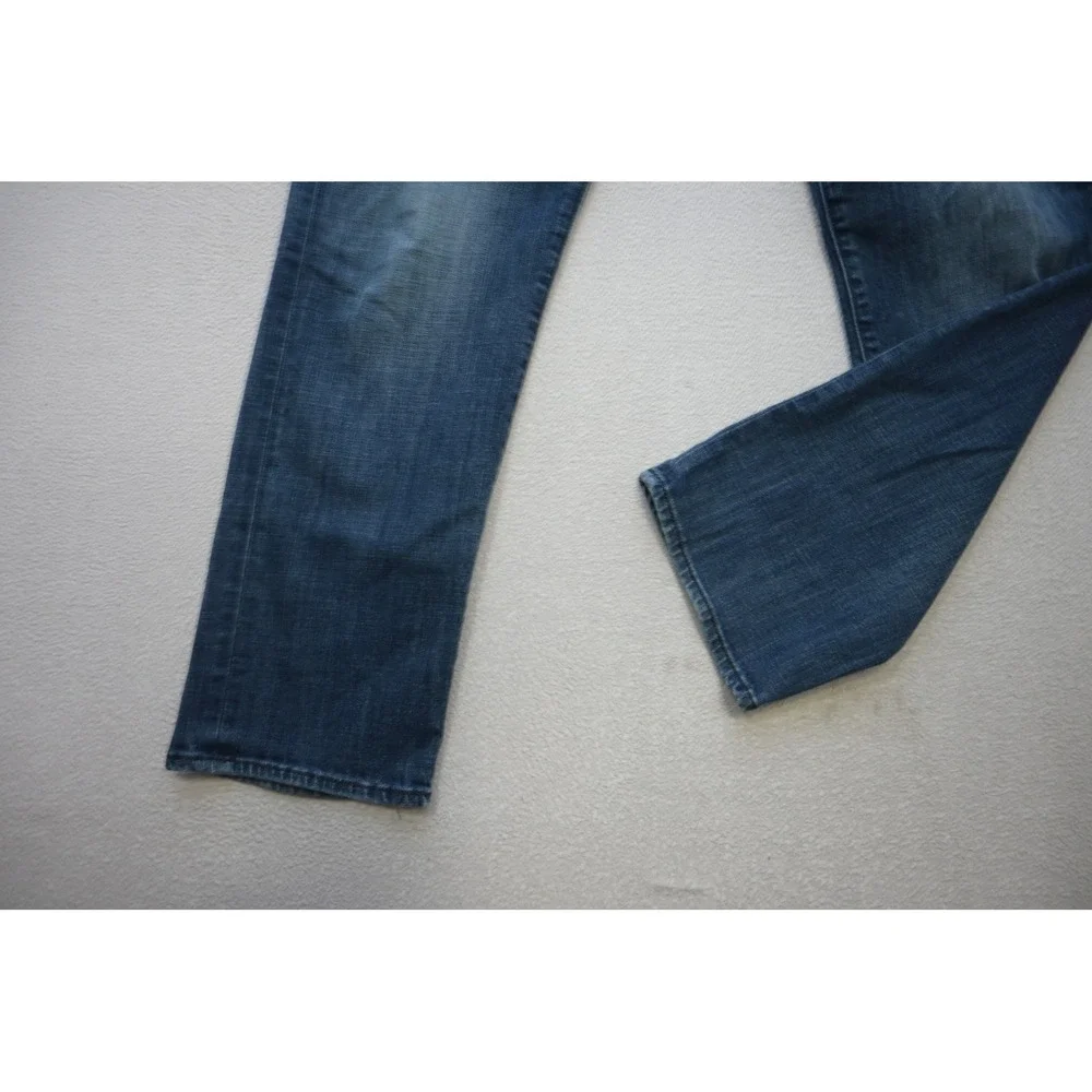 Lucky Brand 121 Slim Jeans Mens‎ 34x30 Blue Medium Wash Stretch Denim Excellent